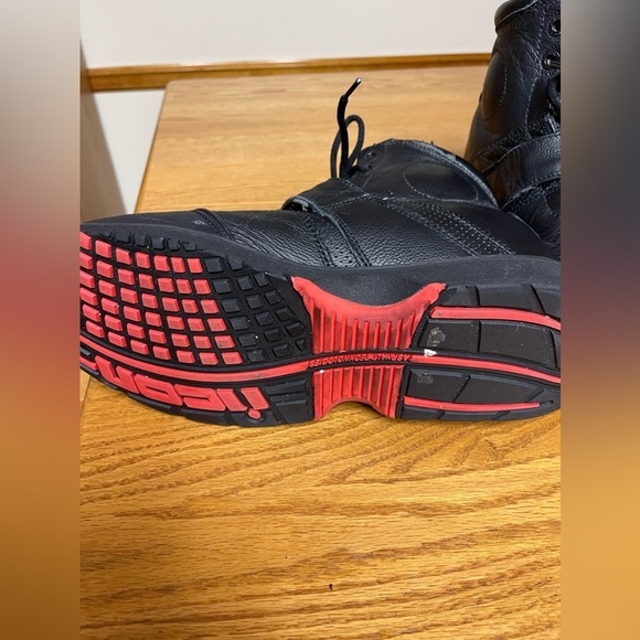 iicon asphalt technologies motorcycle black leather boots Size 11 main image 10